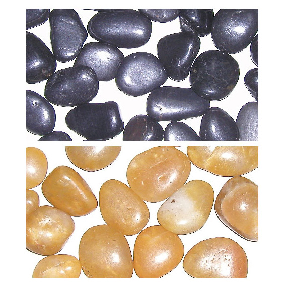 Riverstones/ball-grinded stones