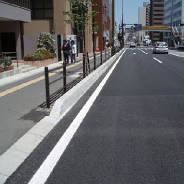 Cases of curb stones